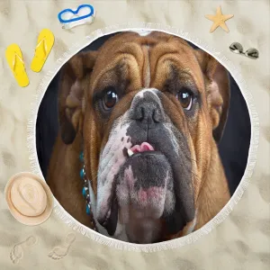 Bulldog Lovers Beach Blanket