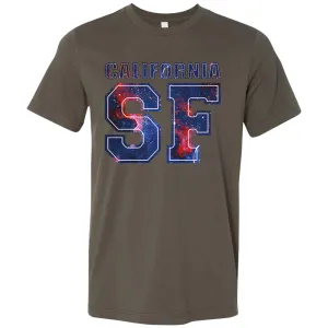 California SF Nebula Asst Colors Mens Lightweight Fitted T-Shirt/tee