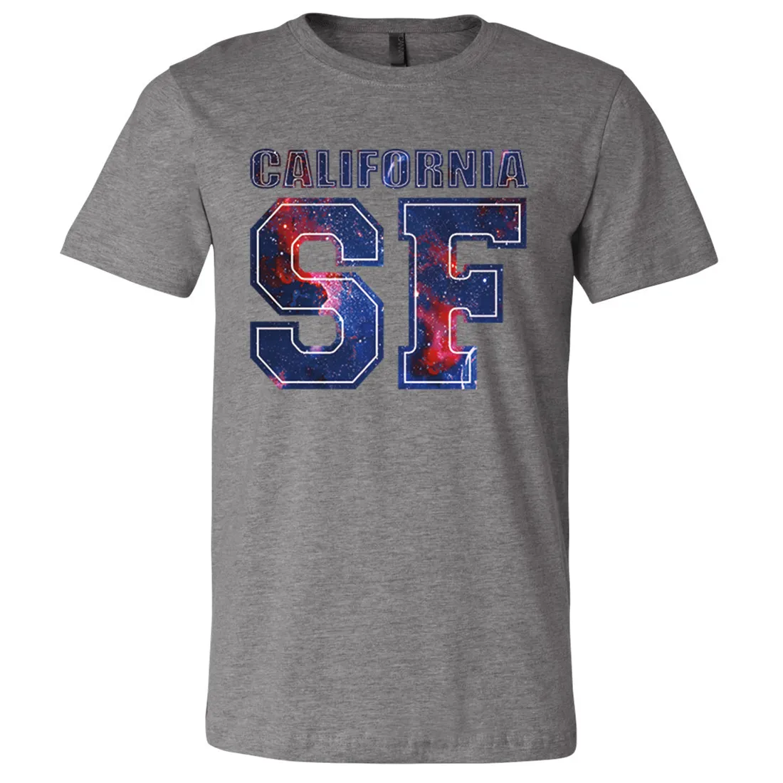 California SF Nebula Asst Colors Mens Lightweight Fitted T-Shirt/tee