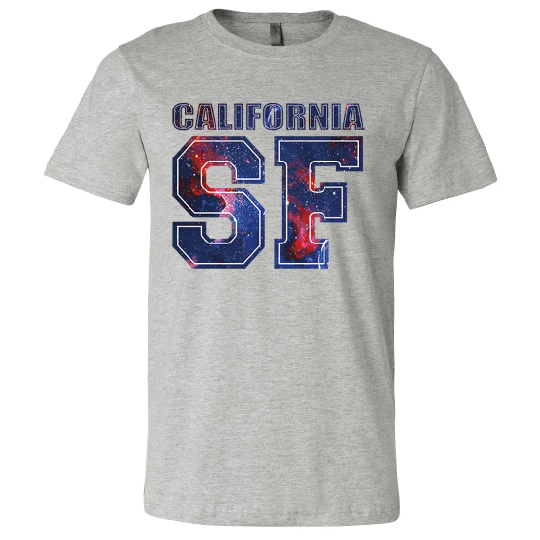 California SF Nebula Asst Colors Mens Lightweight Fitted T-Shirt/tee