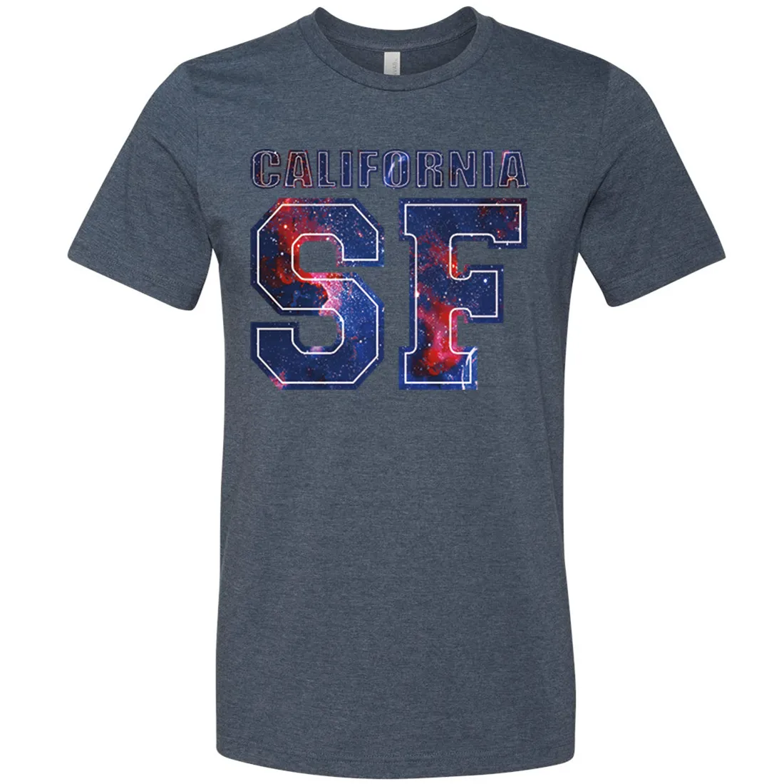 California SF Nebula Asst Colors Mens Lightweight Fitted T-Shirt/tee