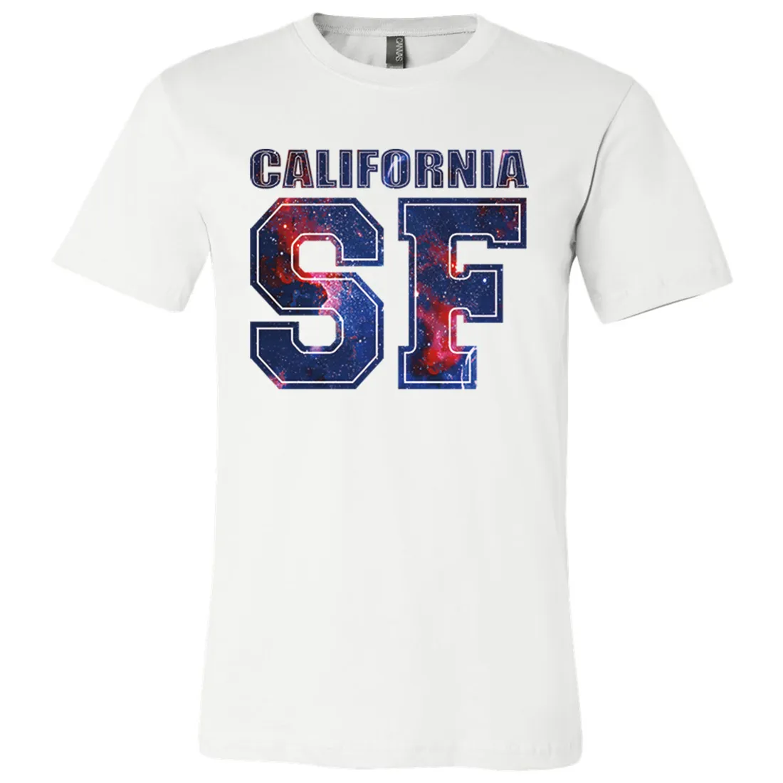 California SF Nebula Asst Colors Mens Lightweight Fitted T-Shirt/tee