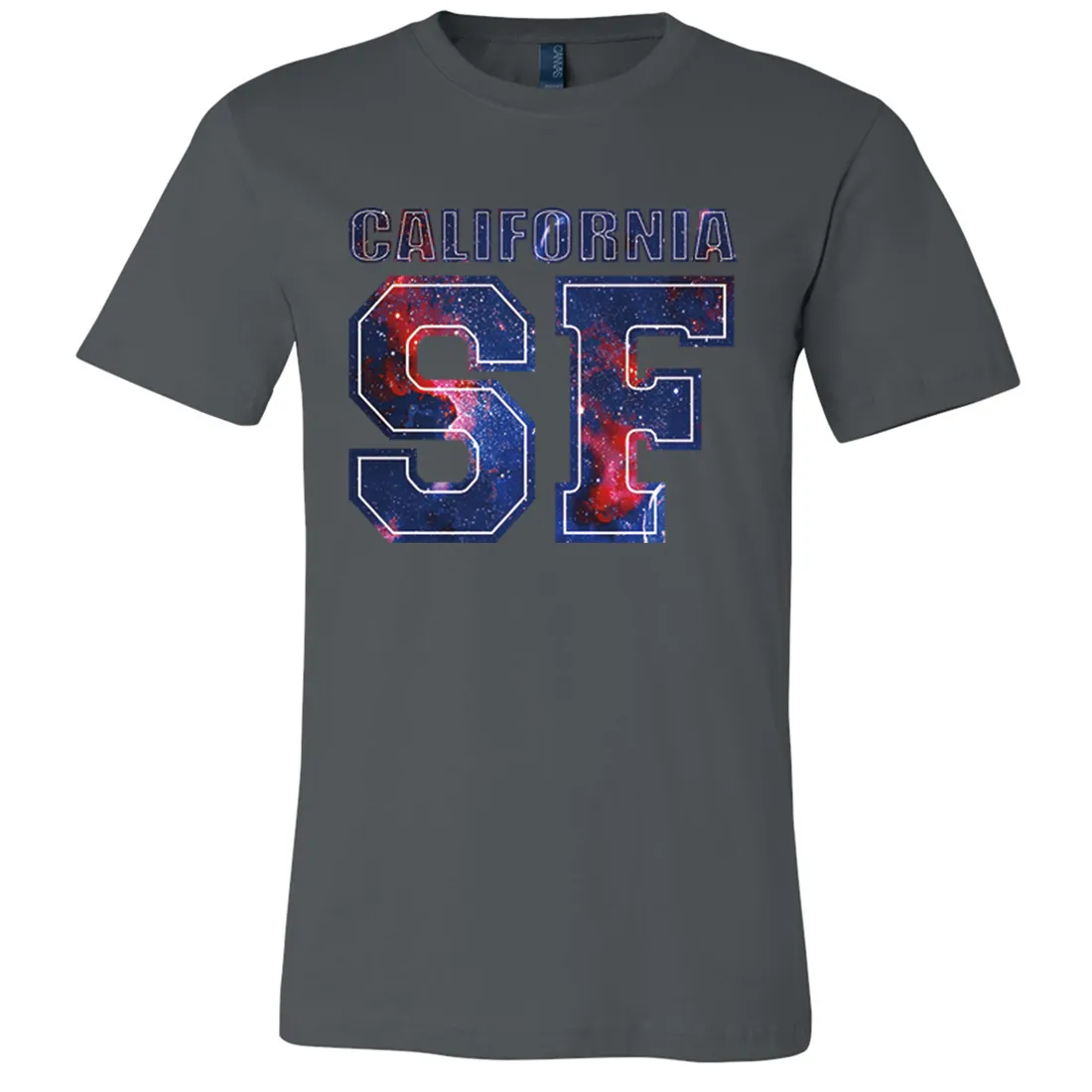 California SF Nebula Asst Colors Mens Lightweight Fitted T-Shirt/tee