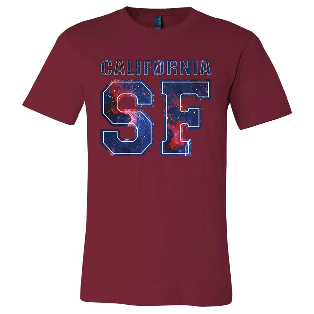 California SF Nebula Asst Colors Mens Lightweight Fitted T-Shirt/tee