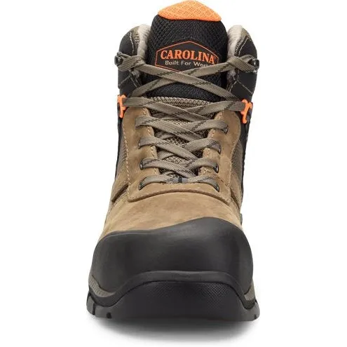 Carolina Men's Duke 5" Waterproof Comp Toe Hiker Work Shoe -Brown- CA5548