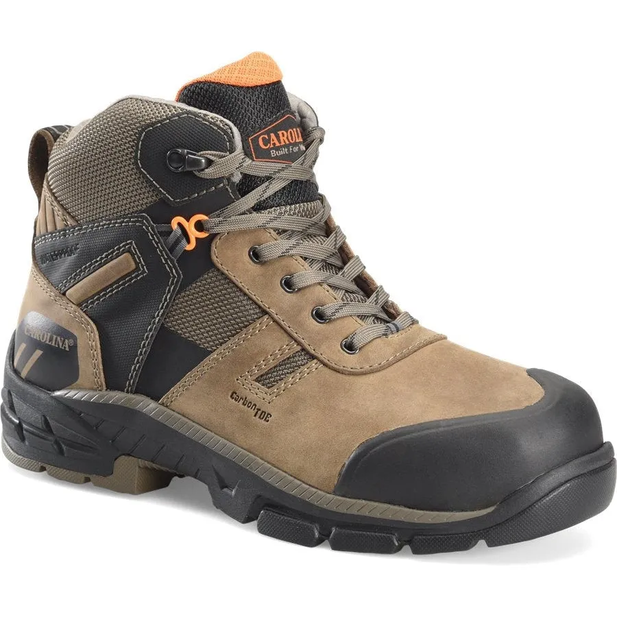 Carolina Men's Duke 5" Waterproof Comp Toe Hiker Work Shoe -Brown- CA5548