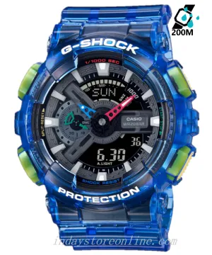 Casio G-Shock Men's Watch GA-110JT-2A Analog-Digital 110 Series Retro-Future Transparent and Vivid Colors