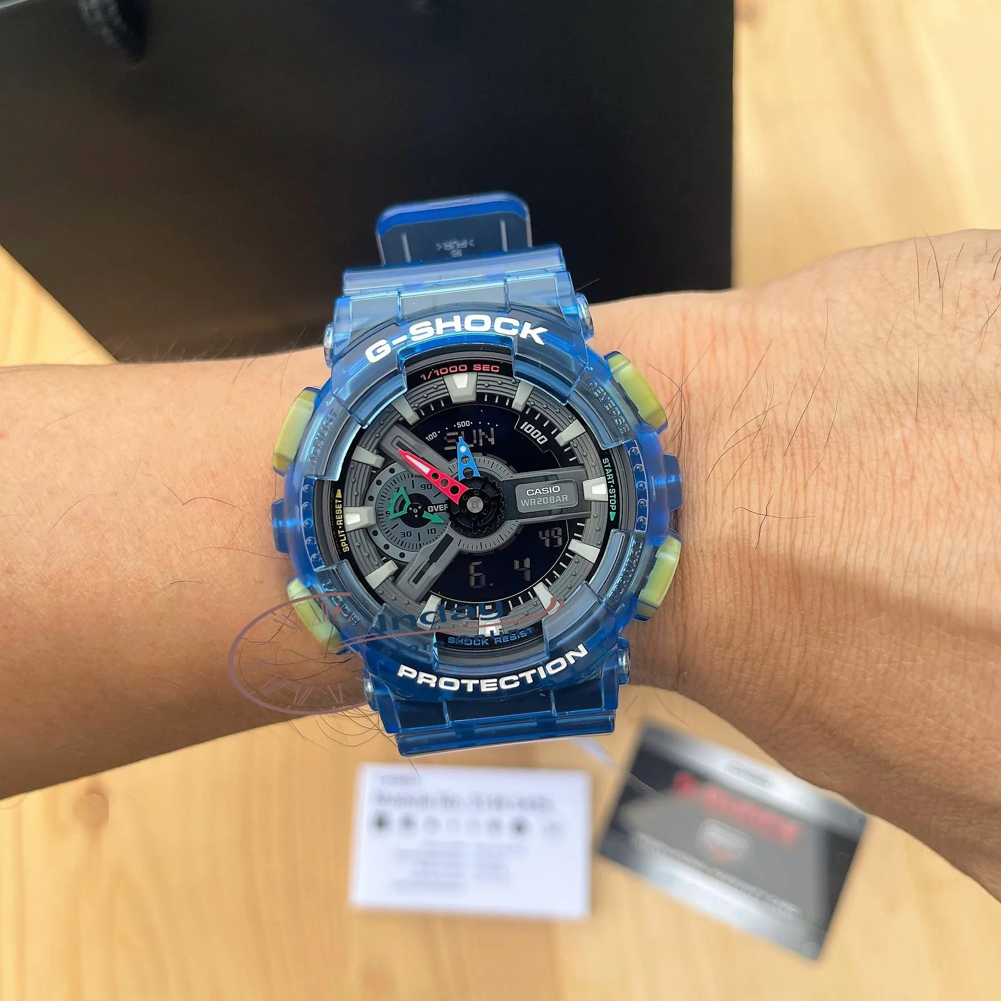 Casio G-Shock Men's Watch GA-110JT-2A Analog-Digital 110 Series Retro-Future Transparent and Vivid Colors