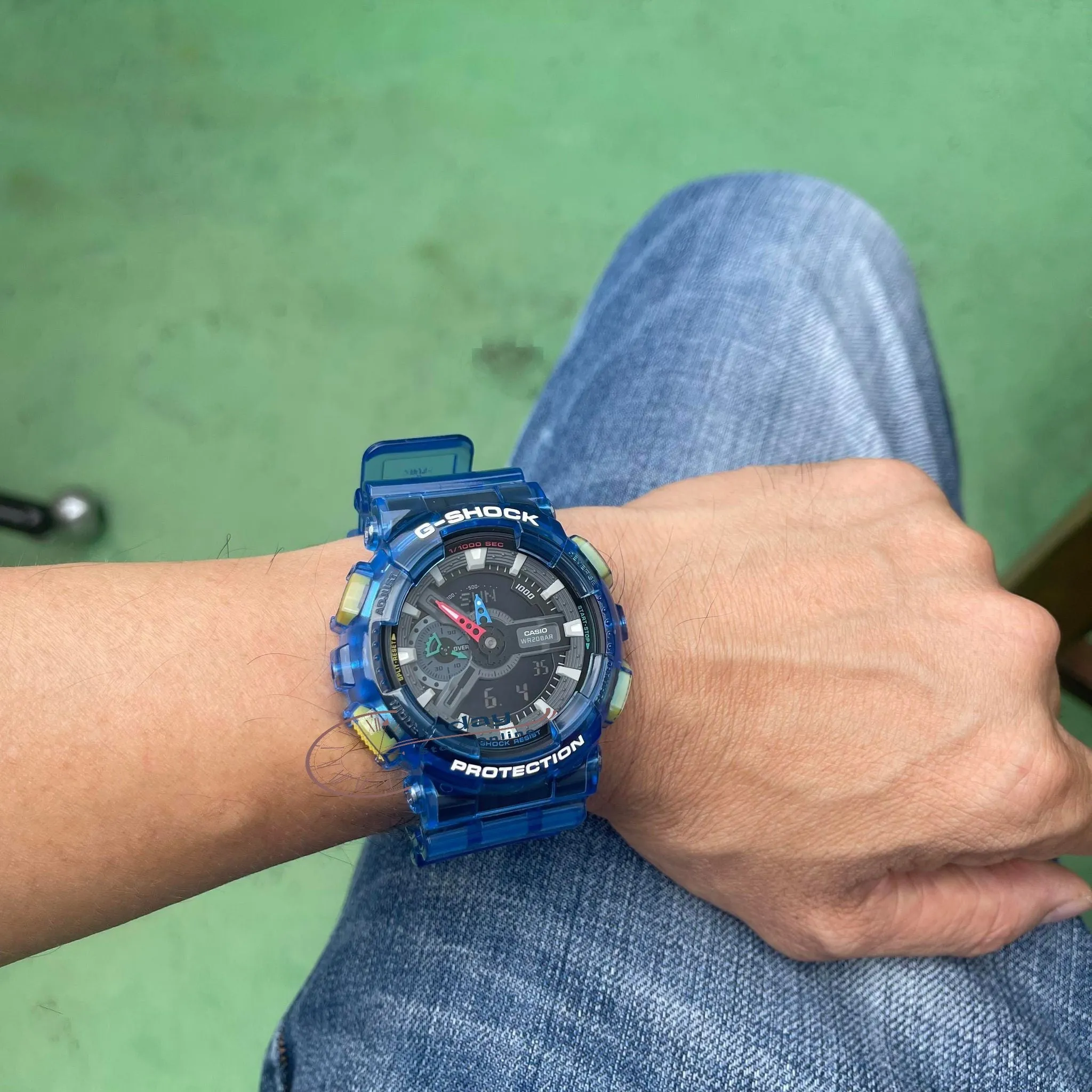 Casio G-Shock Men's Watch GA-110JT-2A Analog-Digital 110 Series Retro-Future Transparent and Vivid Colors