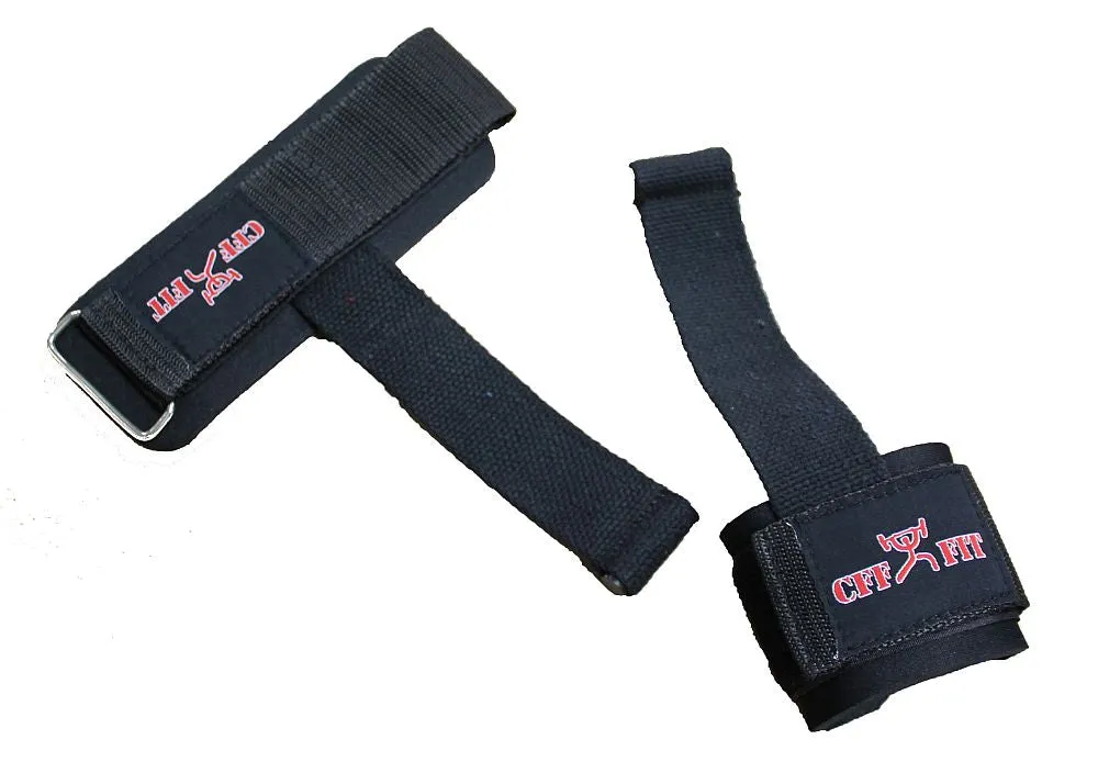 CFF QUICK GRIP LIFTING STRAPS W/ PADDED WRISTS