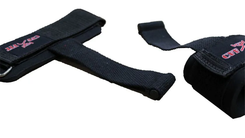 CFF QUICK GRIP LIFTING STRAPS W/ PADDED WRISTS