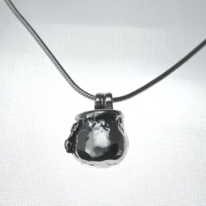 Climber's Chalk Bag Necklace - Sterling Silver