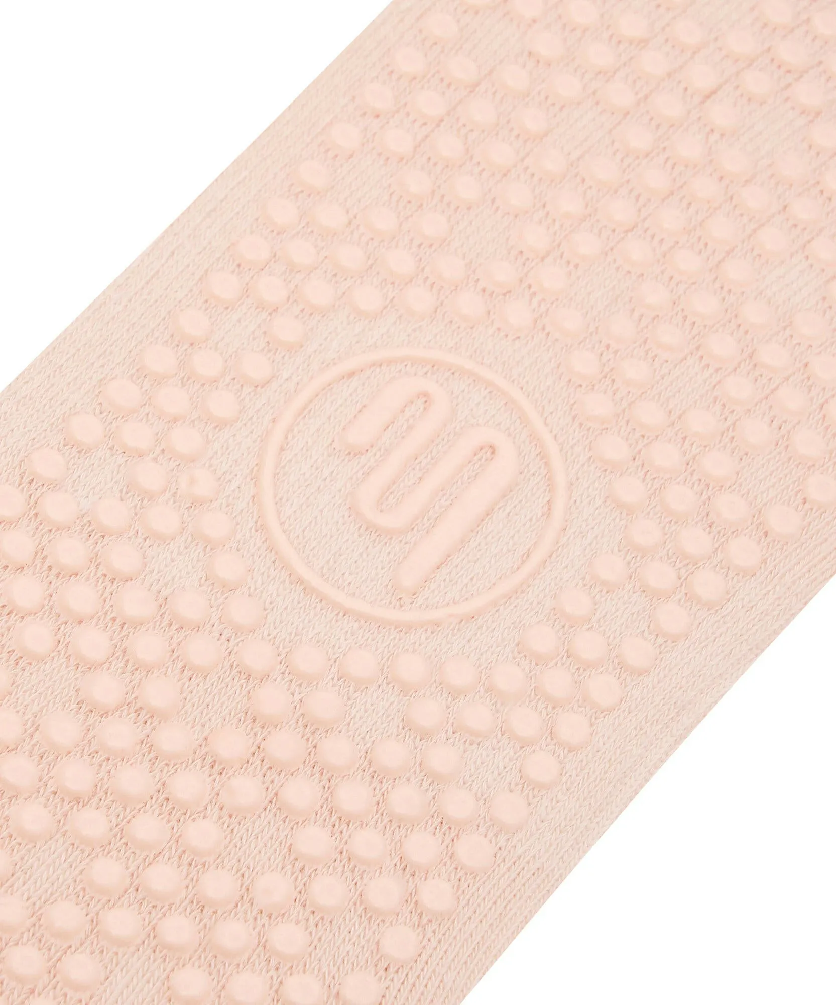 Crew Non Slip Grip Socks - Soft Pink