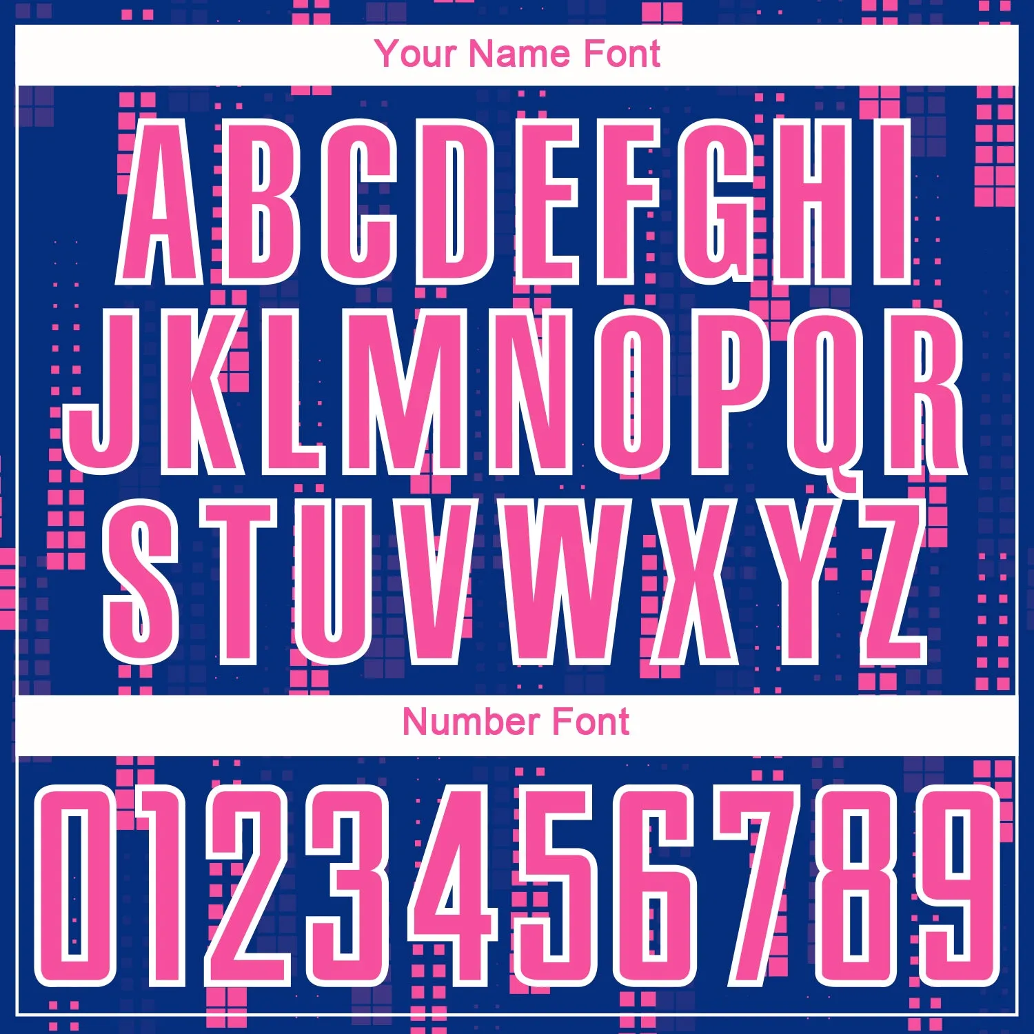 Custom Royal Pink-White Geometric Shapes Sublimation Soccer Uniform Jersey