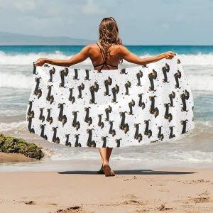 Dachshund Beach Towel