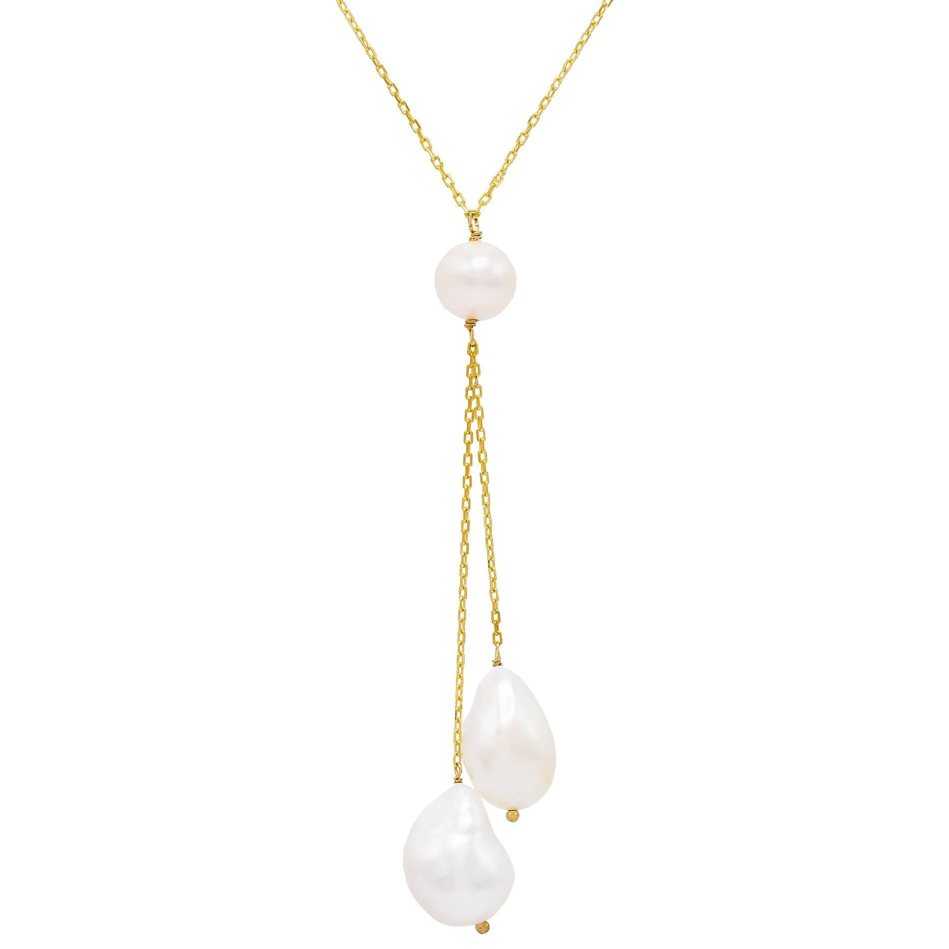Dangling Pearl Lariat