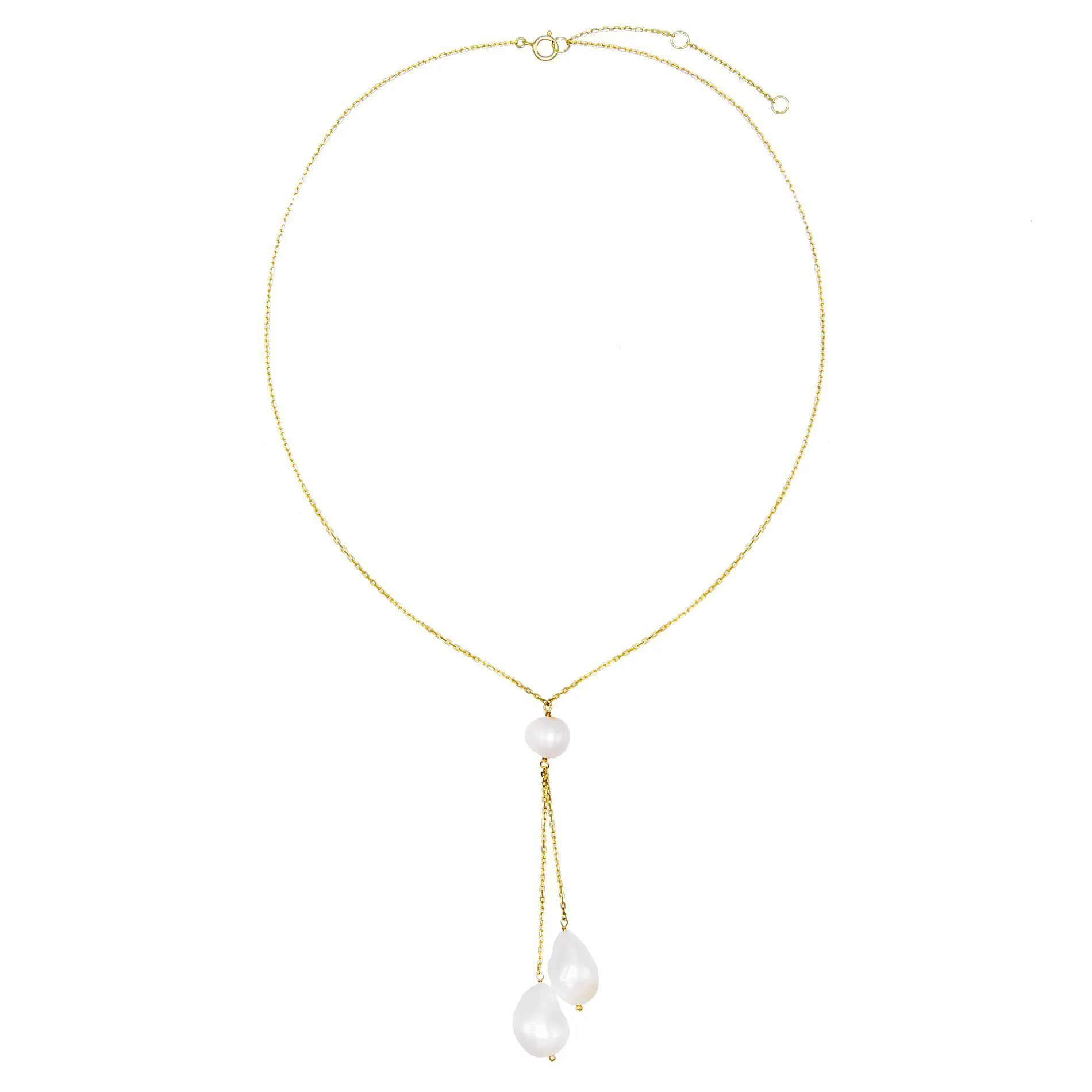Dangling Pearl Lariat