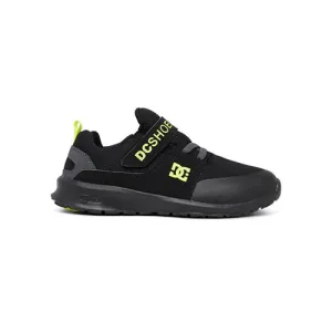 DC Boys “Heathrow Prestige” Black Sole/Black Shoes: Size 1 to 7