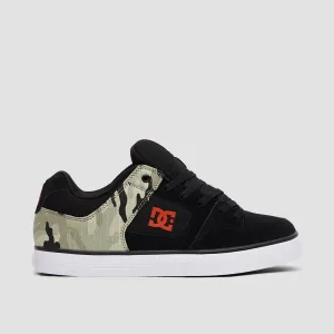 DC Pure Shoes - Black Camouflage