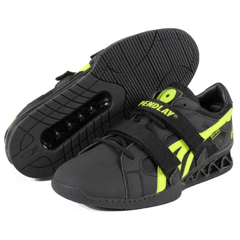Do-Win | Pendlay Weightlifting Shoes - 3/4" - Black/Green