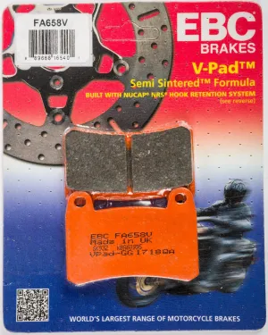 EBC FA658V Semi-Sintered Brake Pads