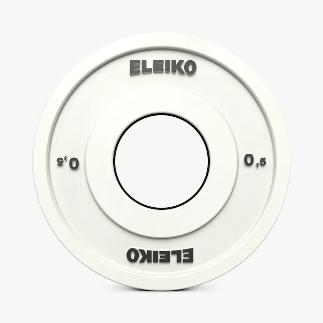 Eleiko IWF Weightlifting Rubber Competition Training Discs - 0.5kg - 5kg