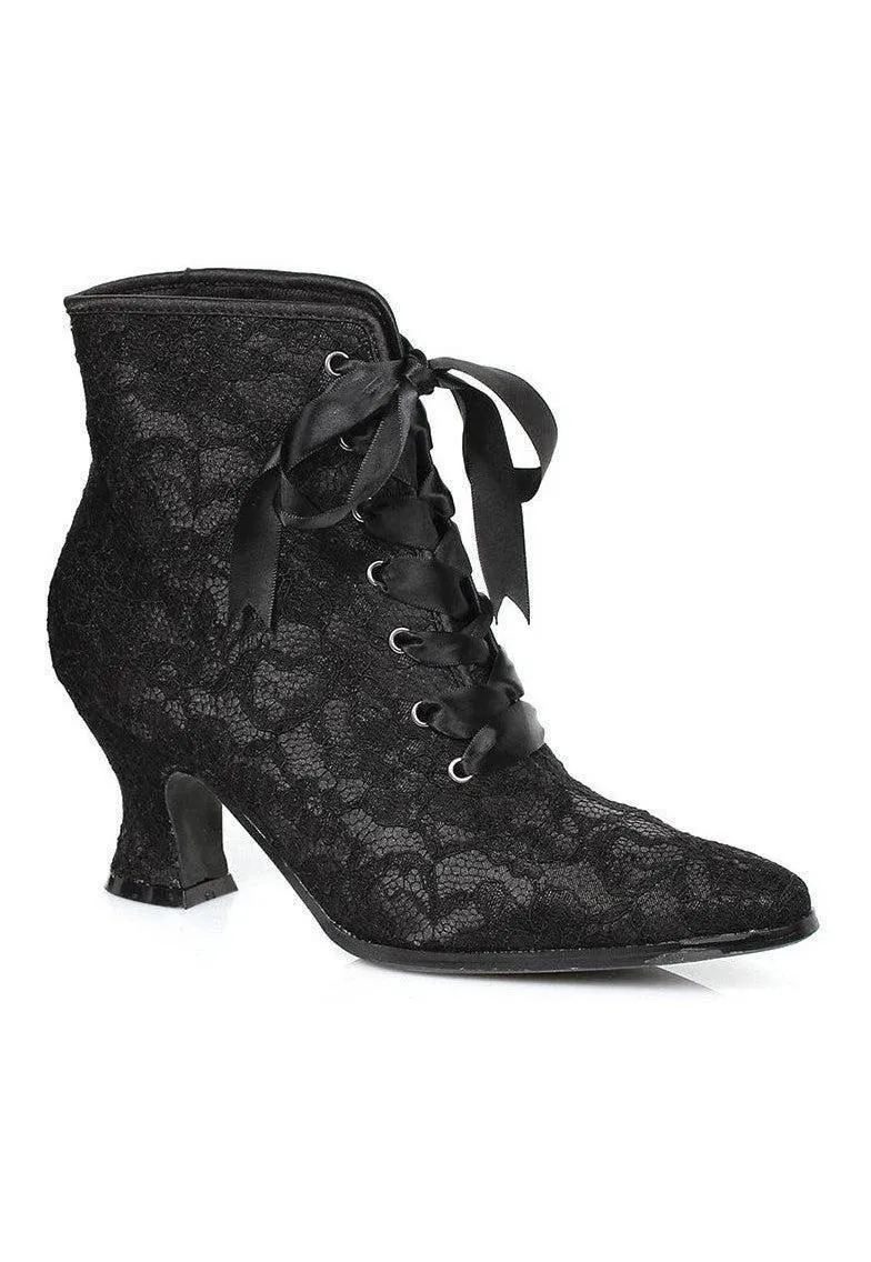 Ellie 253-ELIZABETH Victorian Lace Ankle Bootie
