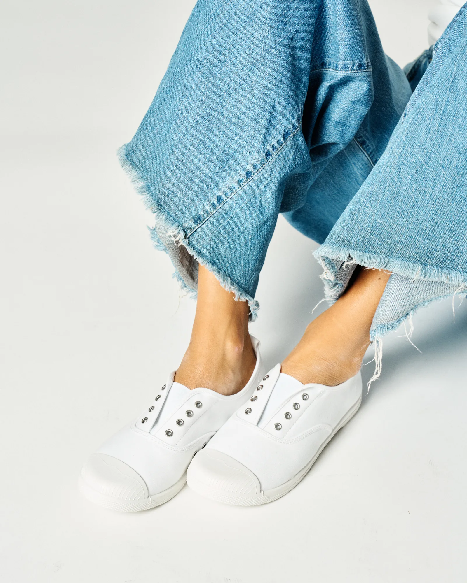 Euro Canvas Plimsole - White