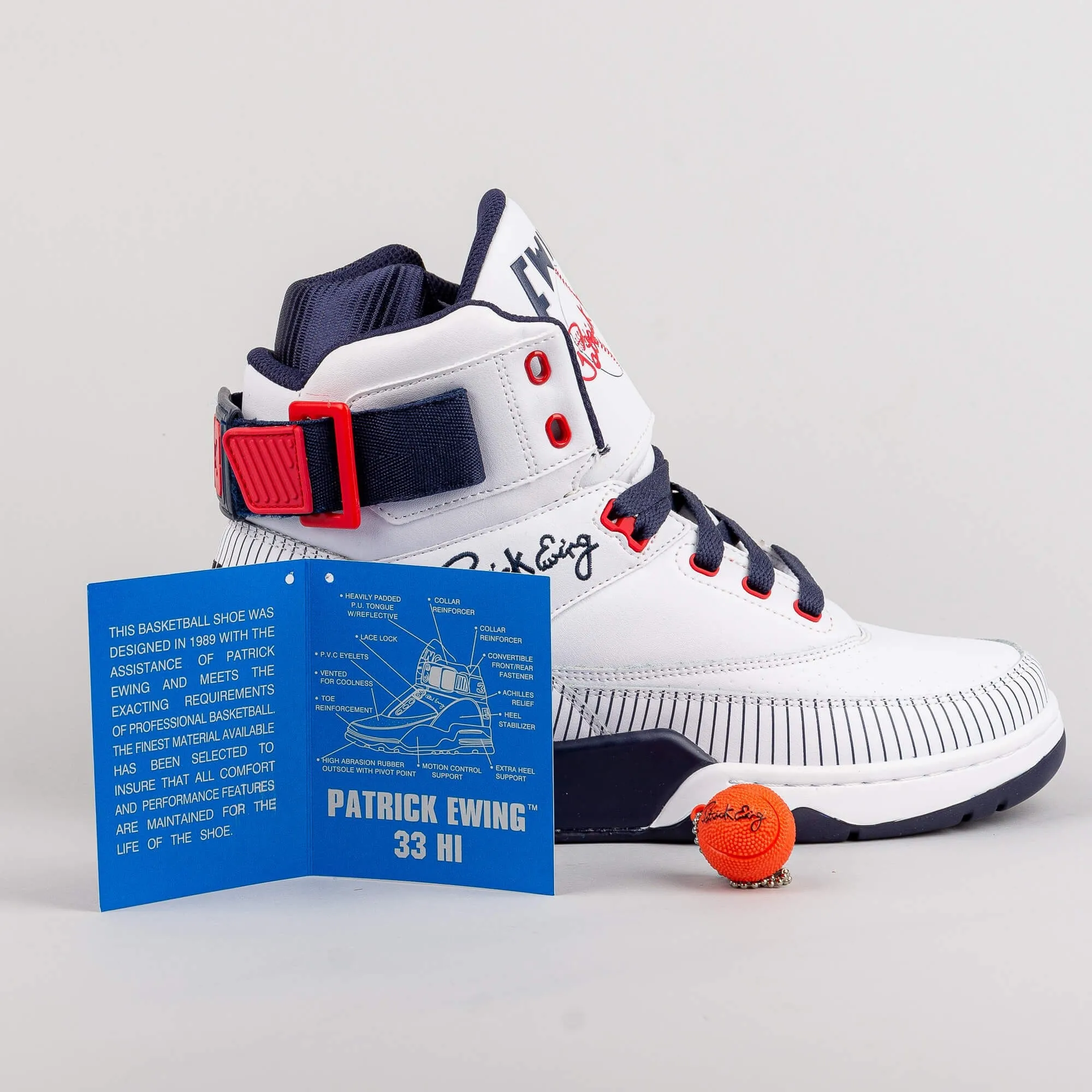 Ewing Athletics 33 HI x Bronx NY Yankees white/navy/red