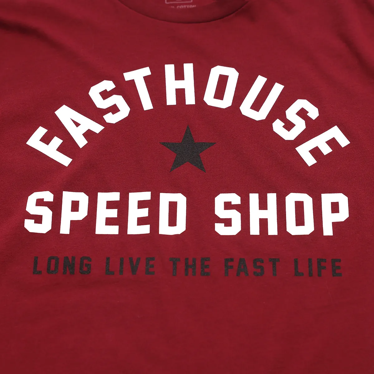Fast Life Tee - Cardinal