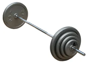 Fitness Mad 5ft Straight Weightlifting Bar