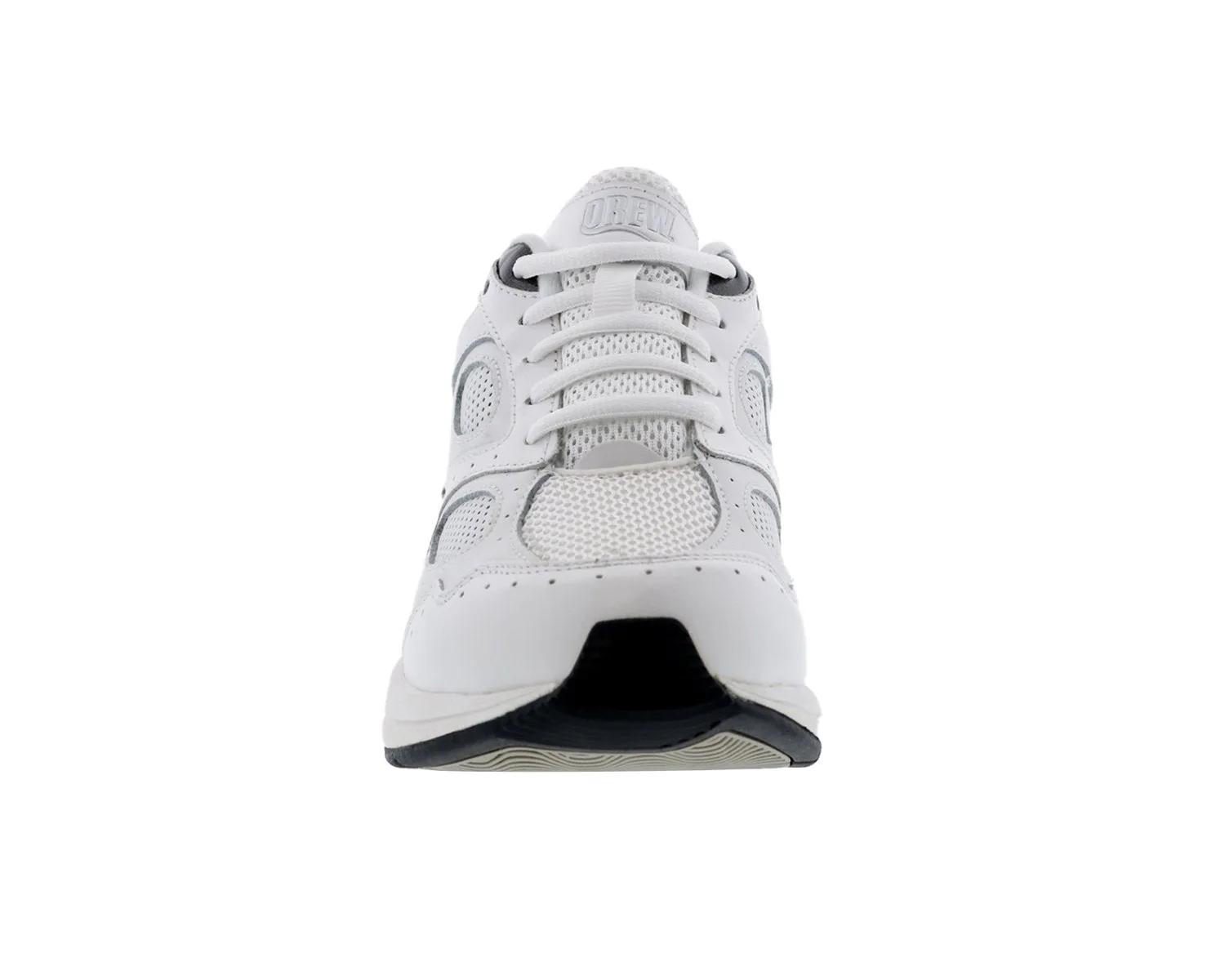 FLARE White Leather Perf/White Mesh