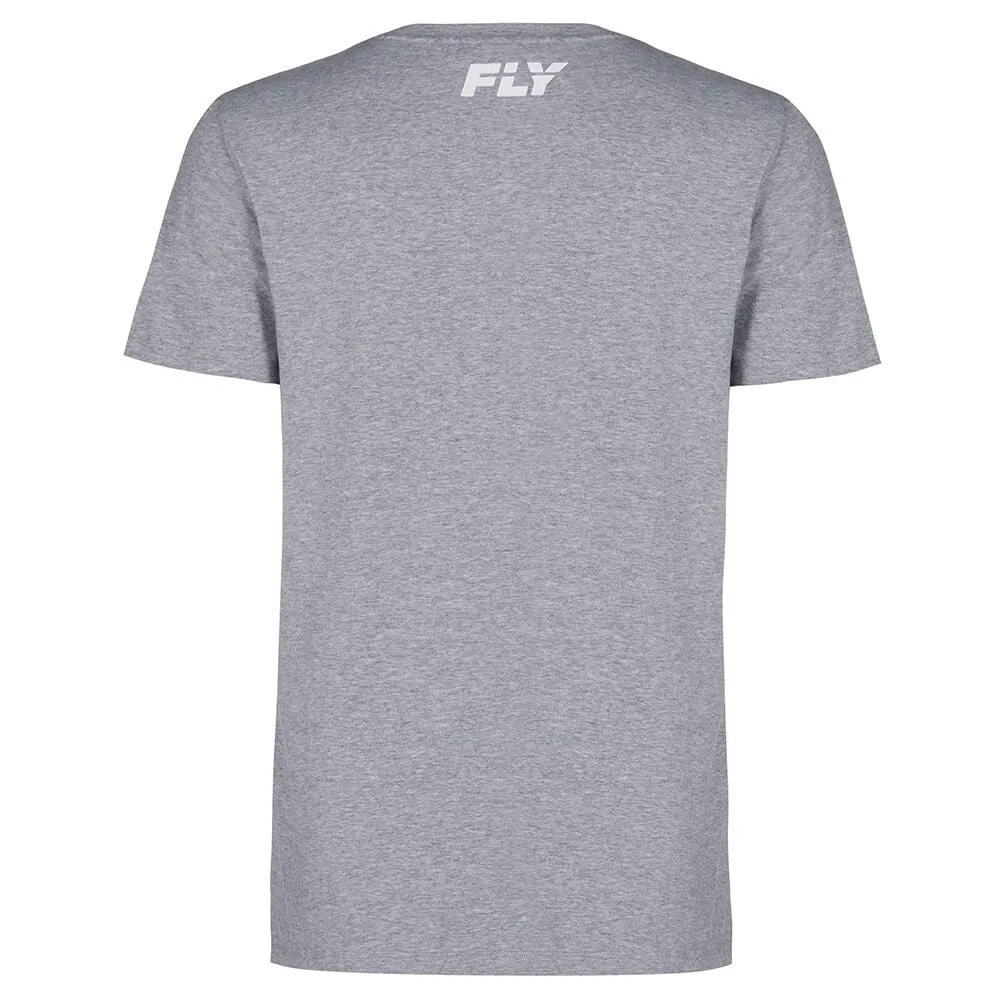 FLY BIG LOGO GREY TEE-GREY