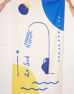 FOUTA AGORA BEACH TOWEL - JAUNE