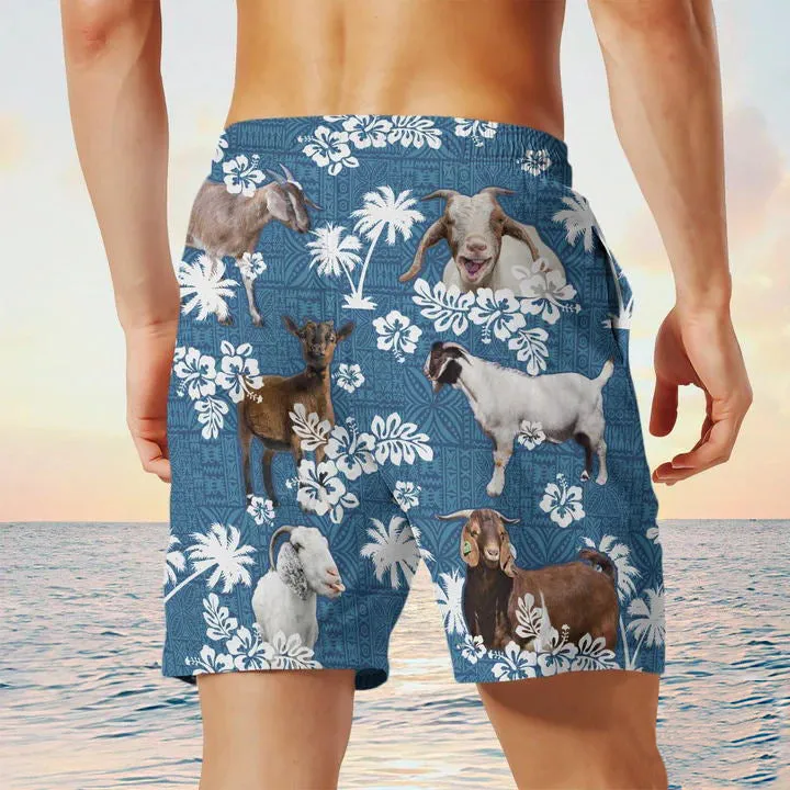 goat Blue Tribal Shorts