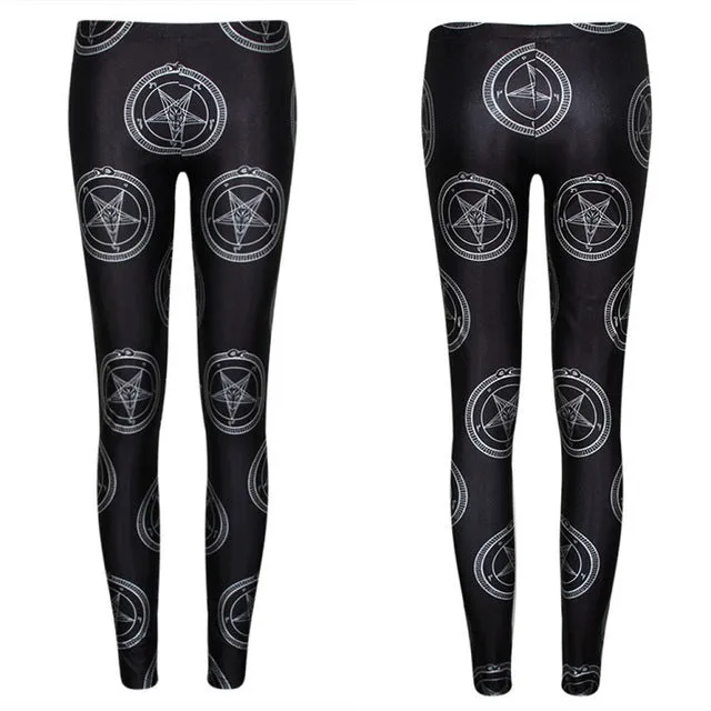 Goth Rock Style Leggings