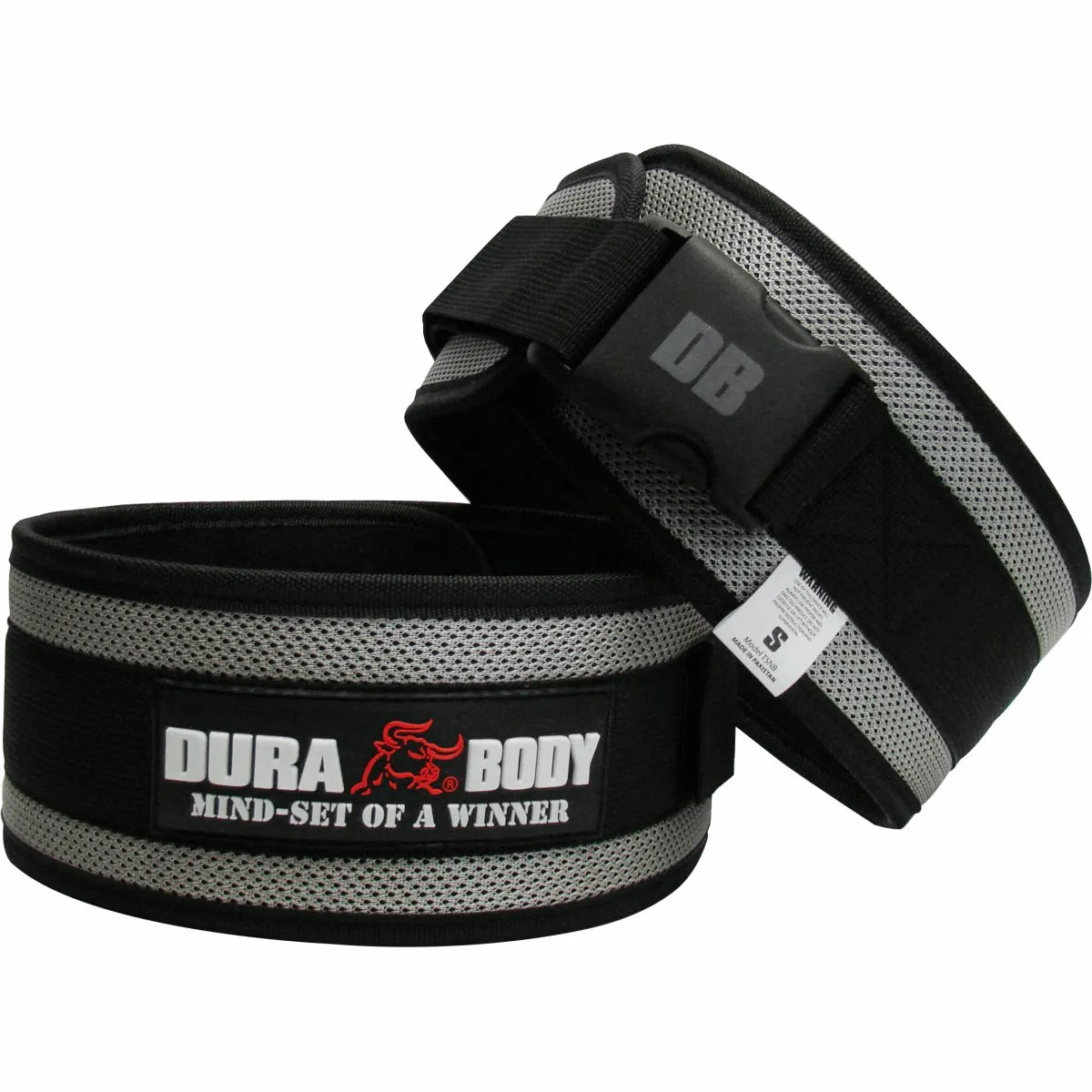 Grey Titan Neoprene Weightlifting Belt