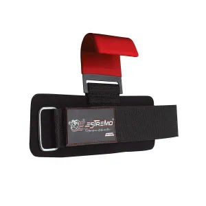 Heavy Duty Weightlifting Hooks - Red