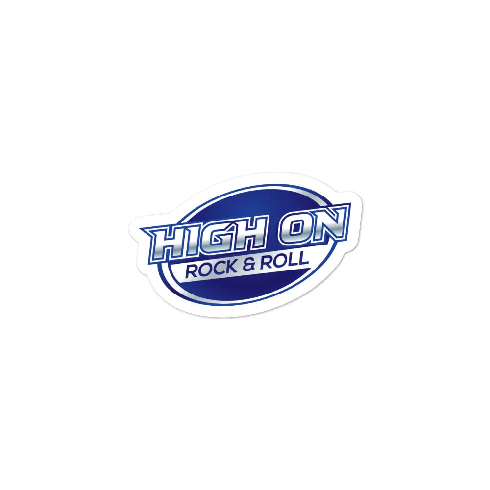High On Rock & Roll Stickers