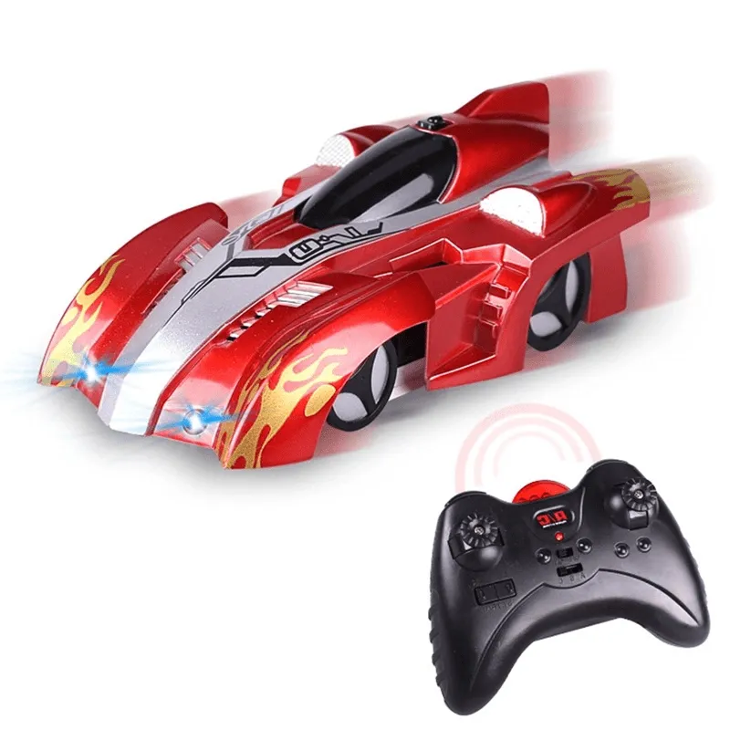 High Speed Remote Controlled Wall Climbing Stunt Racing Car