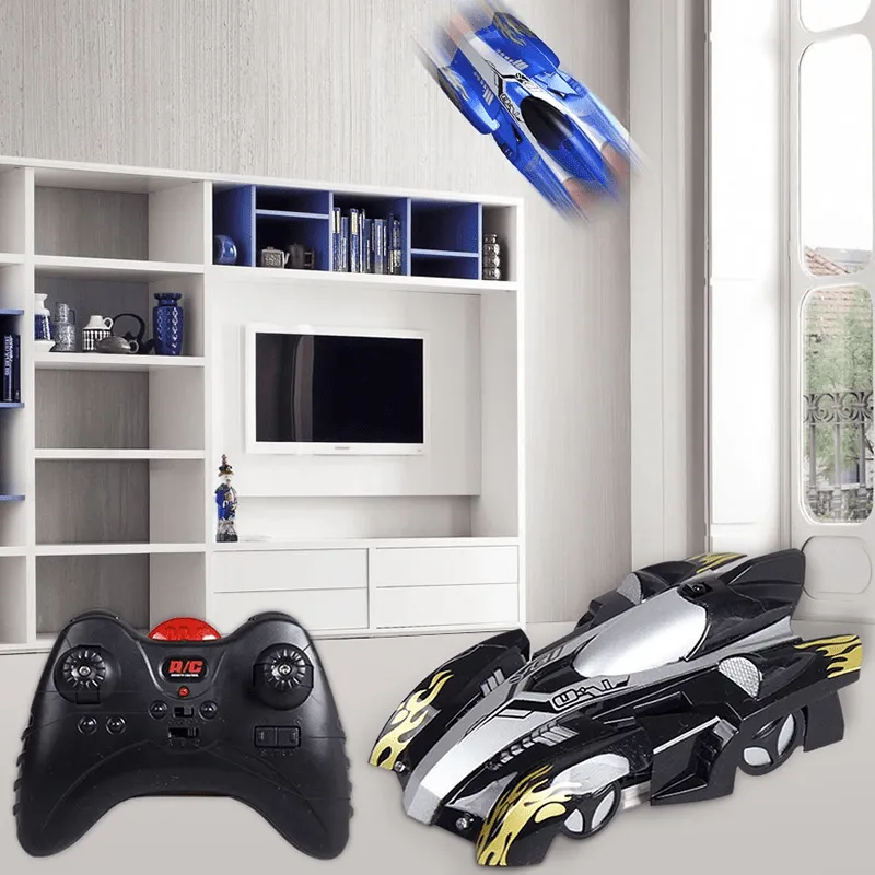 High Speed Remote Controlled Wall Climbing Stunt Racing Car