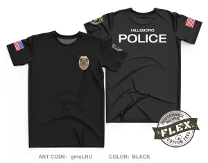 Hillsboro Police Department Core Men's SS Flex Performance Tee - gmuLRU