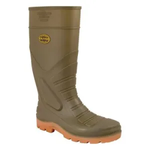 Honeywell 45 Series Leather 6 in Lace-Up Composite Toe Boot, Size 9, Brown, 45637C-BRN-090