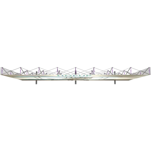 Hopup 20ft Straight Full Height Tension Fabric Display