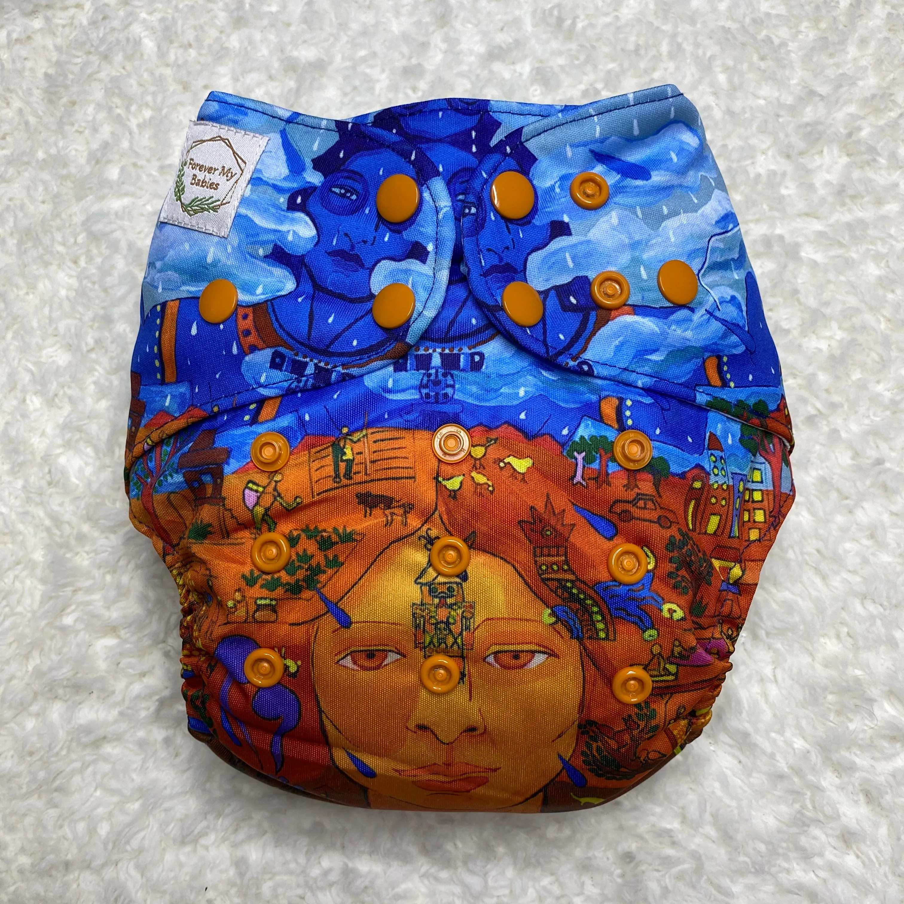 IN-STOCK Forever My Babies Cloth Diaper - Aide Maya’s Indigenous Art Supporting MMIWG2S