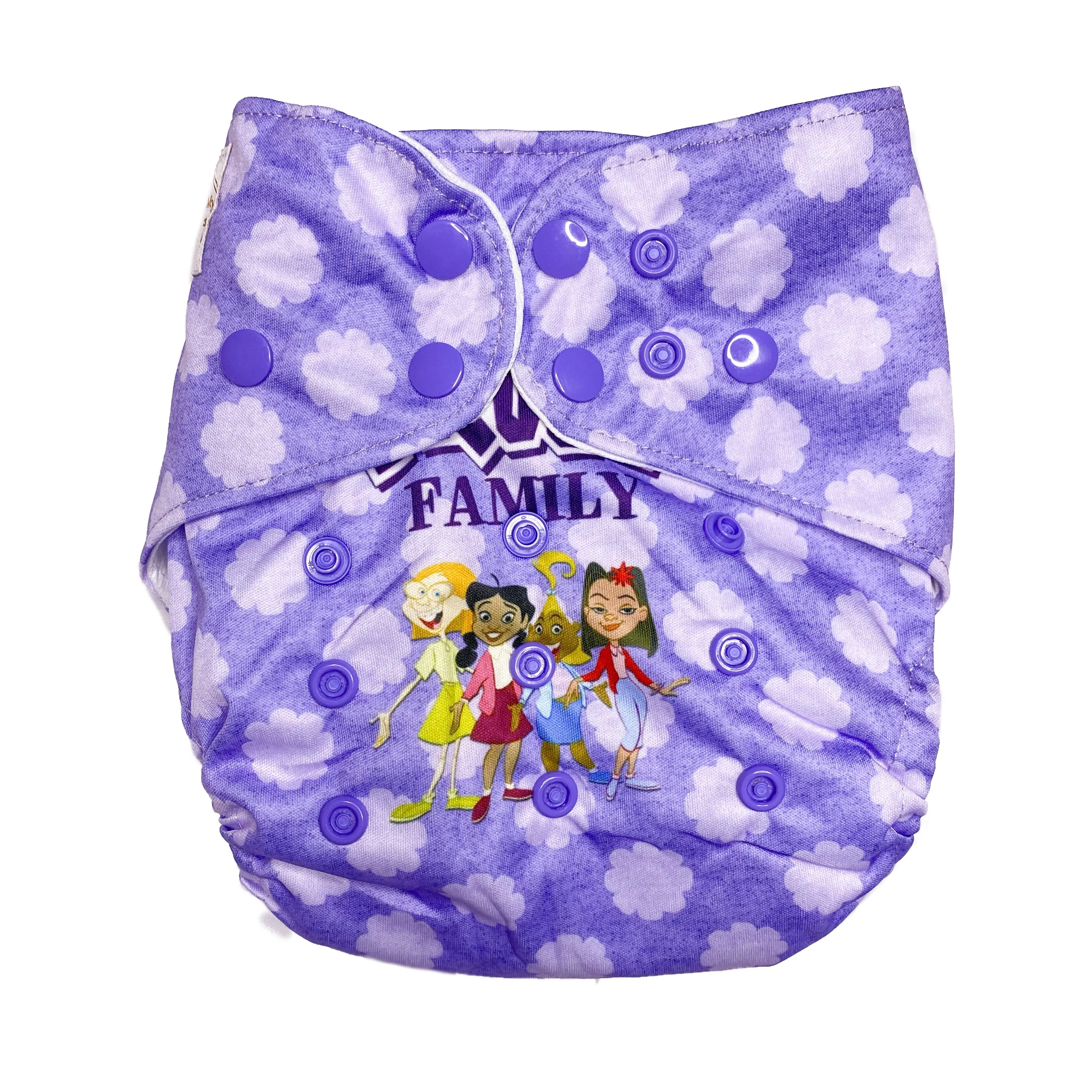 IN-STOCK Forever My Babies Cloth Diaper - Family of Pride (Upright Print on Front & Back)