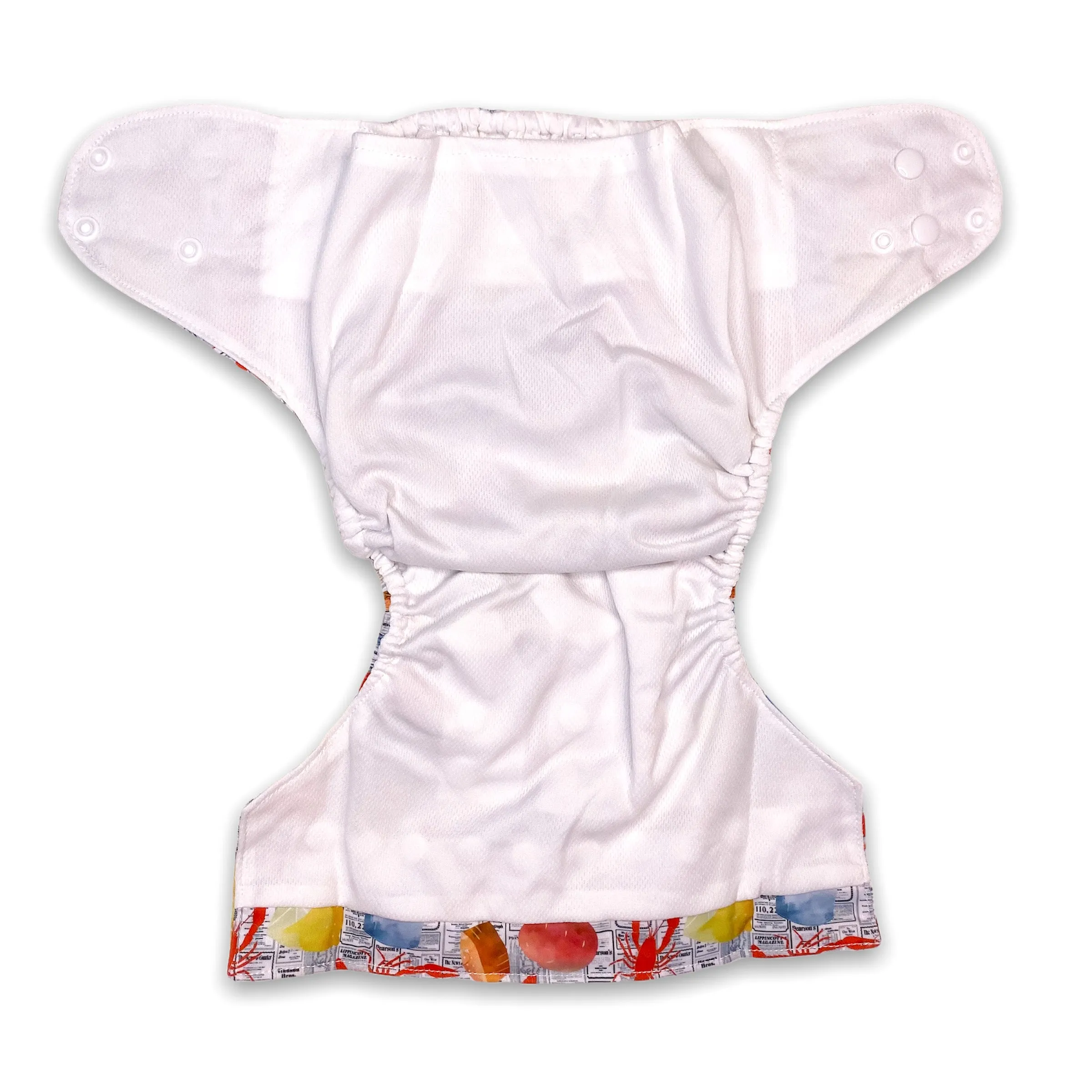 IN-STOCK Forever My Babies Cloth Diaper - Lobster Boil (Upright Print on Front & Back)