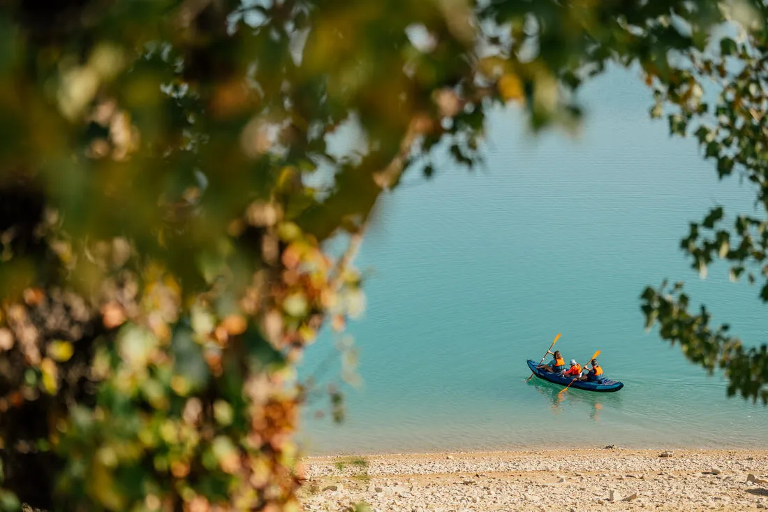 Inflatable 1- or 2-person Touring Canoe-kayak