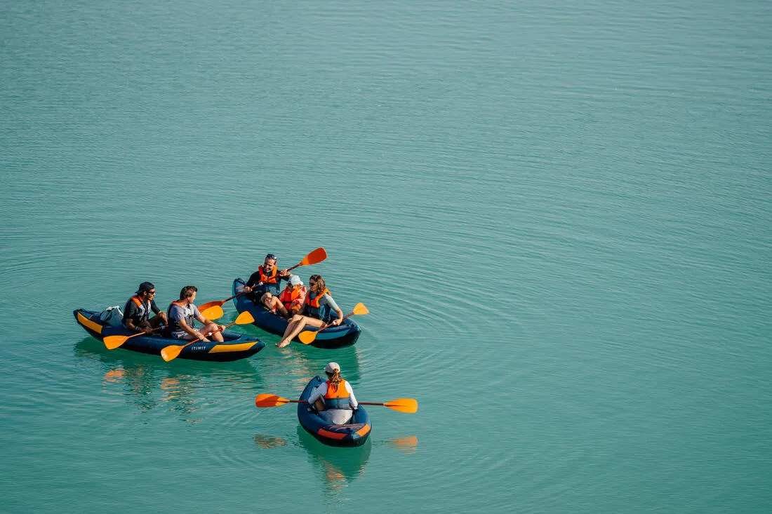 Inflatable 1- or 2-person Touring Canoe-kayak