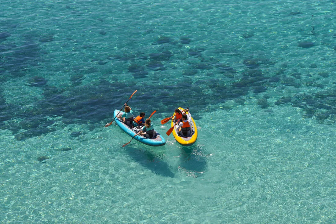 Inflatable 2 person touring Kayak High Pressure Bottom - X100 